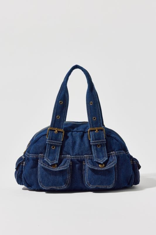 BDG Denim Duffle Shoulder Bag