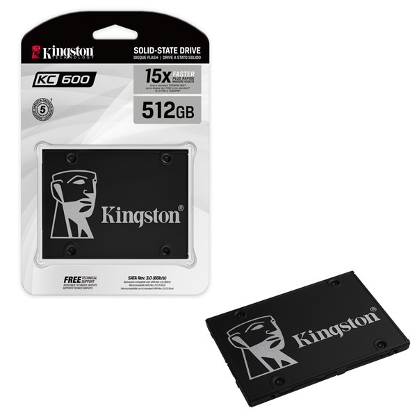 SSD Kingston Technology KC600 UNIDAD DE ESTADO SOLIDO KINGSTON KC600 512GB SATA3 2.5 R. 550MB/S W.520MB/S