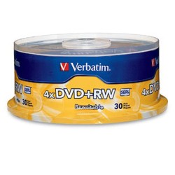 DVDRW Verbatim 4.7GB 4X C/30 94834