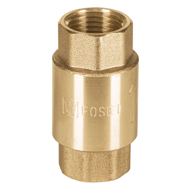 Válvula de retención de latón de 1/2", Foset