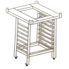 Base Angular Para Horno EB-1A y YSD-4A Acero 304