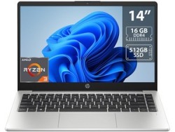 Laptop HP 245 G10: Procesador AMD Ryzen 3 7330U (hasta 4.3 GHz), Memoria de 16GB DDR4, SSD de 512GB, Pantalla de 14" LED, Video