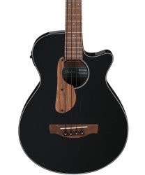Ibanez Bajo Electroacústico Negro AEGB24E-BKH, Serie AEG