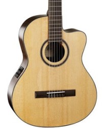 Cort Guitarra Electroacústica Natural AC160CF NAT, Classic Series