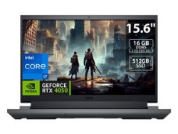Laptop Gamer DELL G15 5530: Procesador Intel Core i7 13650HX (Hasta 4.9 GHz), Memoria de 16GB DDR5, SSD de 512GB, Pantalla de 15