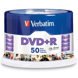 DVDR Verbatim 4.7GB 16X Spindle C/50 97174