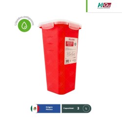 Contenedor P/Liquidos 3 L Rojo HQU