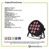 Cañon Led 12x12w Dmx Rgb Par 64 Ultravioleta Luz Negra S-PAR12UV