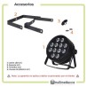 Cañon Led 12x12w Dmx Rgb Par 64 Ultravioleta Luz Negra S-PAR12UV