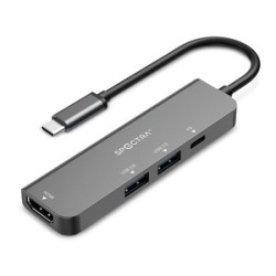 Hub USB Tipo C MW-F con 4 puertos