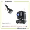 Cabeza Movil Led Beam 1x45w Rgbw Laser Verde Rojo Gobos