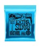 Ernie Ball Encordaduras "Extra Slinky - 3 Pack" 3225, Guitarra Eléctrica, Nickel Wound 8-38