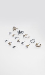 Set Aretes Plateados