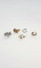 Set Aretes Plateados