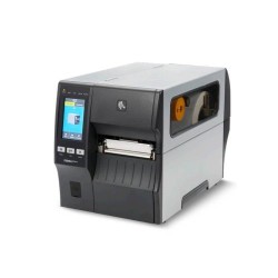 IMPRESORA DE ETIQUETAS ZEBRA ZT411, TRANSFERENCIA TÉRMICA, 203 X 203DPI, USB, SERIAL, ETHERNET, BLUETOOTH, NEGRO/GRIS, REQUIERE 