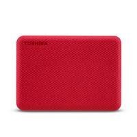 DISCO DURO EXTERNO TOSHIBA CANVIO ADVANCE NEW V10 1TB USB 30 ROJO HDTCA10XR3AA
