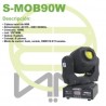 Mini Beam Cabeza Movil Led Alta Velocidad Con Gobos 1x90w