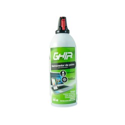 AIRE COMPRIMIDO GHIA REMOVEDOR DE POLVO DE 330 ML PARA COMPUTADORAS Y ELECTRONICOS