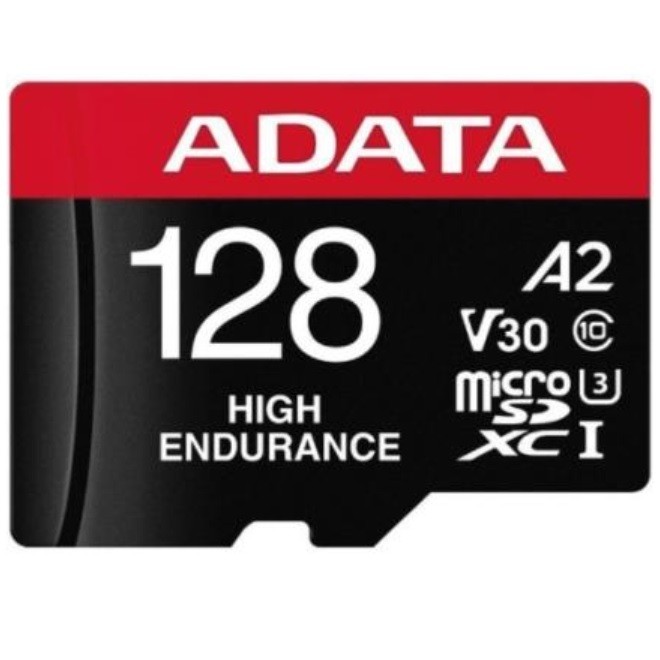 Memoria Micro SDXC Adata HC 128GB UHS-I U3 V30S U3 A2 Clase 10 Color Rojo AUSDX128GUI3V30SHA2R