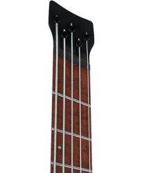 Ibanez Bajo Eléctrico 5 Cuerdas Gris Metálico Mate EHB1005SMS-MGM con Funda, Bass Workshop