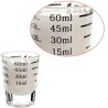 Vaso Medidor de 2oz con Líneas de Medición