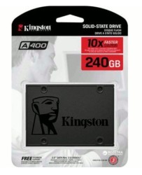 Unidad De Estado Sólido SSD Kingston A400 240GB 2.5 Sata3 7mm Lect.500/Escr.350mbs SA400S37/240G