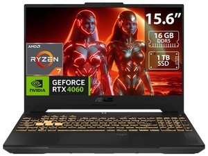 Laptop Gamer ASUS TUF Gaming A15: Procesador AMD Ryzen 7 7735HS (hasta 4.75 GHz), Memoria de 16GB DDR5, SSD de 1TB, Pantalla de