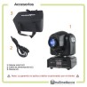 Set 2 Cabezas Moviles Led Beam 1x45w Rgbw Laser Verde Rojo