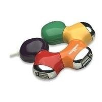 HUB USB V2.0 4 PUERTOS MANHATTAN MULTICOLOR