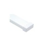 TAPA FINAL BLANCA DE PVC AUTO EXTINGUIBLE, PARA CANALETA PT48, PT48F