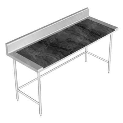 Mesa de Amasijo con Alambrín SIN Entrepaño - 1.50 X 0.70 X 0.90 Acero Inoxidable Tipo 441