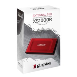 SSD Kingston Technology SXS1000R UNIDAD DE ESTADO SOLIDO EXTERNO KINGSTON SXS1000R ROJO 2TB USB-C 3.2 GEN 2 R.1050MB/S W.1000MB/