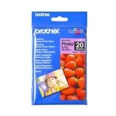 Brother Papel fotográfico 20pzs 4" x 6" BP61GLP
