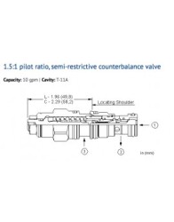 CBBB-LHN Cartridge Sun Hydraulics