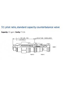 CBCA-LBN Cartridge Sun Hydraulics