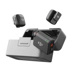 DJI MIC MINI 2 TRANSMISORES + 1 RECEPTOR + ESTUCHE DE CARGA – MICRÓFONO INALÁMBRICO PROFESIONAL, CANCELACIÓN DE RUIDO, 48H BATER