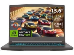 Laptop Gamer MSI Thin A15: Procesador AMD Ryzen 7 7735HS (hasta 4.75 GHz), Memoria de 16GB DDR5, SSD de 512GB, Pantalla de 15.6"