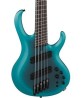 “Exclusiva en Veerkamp Online” Ibanez Bajo Eléctrico 5 Cuerdas BTB605MS-CEM Azul Sombreado con Estuche, Serie BTB Bass Workshop
