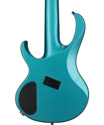 “Exclusiva en Veerkamp Online” Ibanez Bajo Eléctrico 5 Cuerdas BTB605MS-CEM Azul Sombreado con Estuche, Serie BTB Bass Workshop