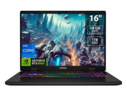 Laptop Gamer MSI Sword 16HX: Procesador Intel Core i7 14650HX (hasta 5.2 GHz), Memoria de 16GB DDR5, SSD de 1TB, Pantalla de 16"