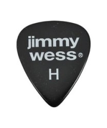 Jimmy Wess Púas Forma Gota Heavy JW-TD-HBK(50), Negro (Paquete con 50 pzas)