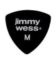 Jimmy Wess Púas Forma Escudo Medium JW-TR-MBK(50), Negro (Paquete con 50 pzas)