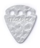 Dunlop Púas Teckpick Standard 467R TEX(12) Plateado con 12 piezas
