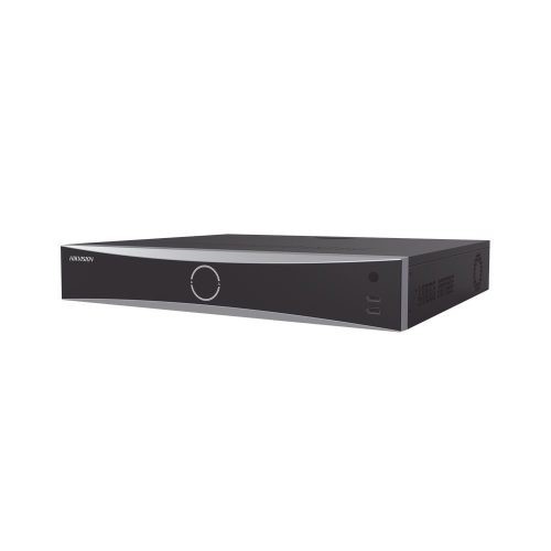 NVR HIKVISION DE 12 MEGAPÍXELES 4K, 32 CANALES IP, 16 PUERTOS POE+ CON RECONOCIMIENTO FACIAL Y ACUSENSE PARA REDUCIR FALSAS ALAR