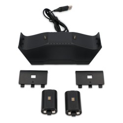 Cargador Doble para Controles de Videojuegos RadioShack MW-XSDOCK03-1