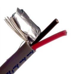 BELDEN BOBINA DE CABLE AUDIO 5300FE 008U1000, 2 CONECTORES DE 18W, 305 METROS, GRIS, 5300FE 008U1000