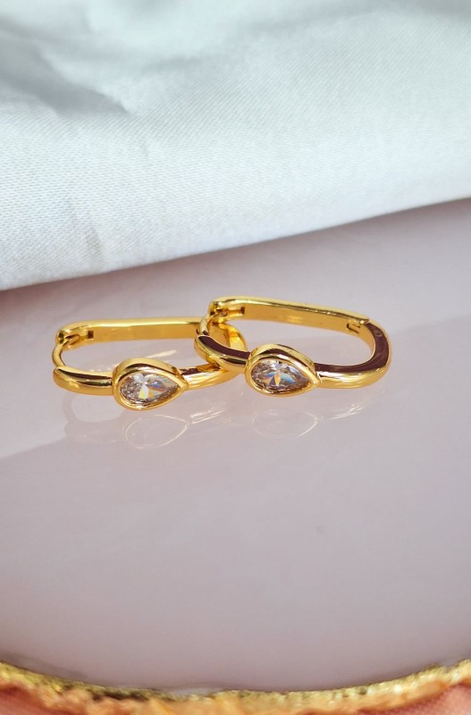 Arracadas gota zirconia #77F