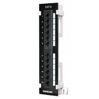 PANEL DE PARCHEO INTELLINET CAT6 UTP 12 PUERTOS RJ45 MONT...