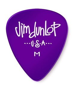 Dunlop Púas Gels Purple Medium 486B MD(36), Morado con 10 piezas
