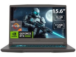 Laptop Gamer MSI Thin A15: Procesador AMD Ryzen 7 7735HS (hasta 4.75 GHz), Memoria de 16GB DDR5, SSD de 512GB, Pantalla de 15.6"